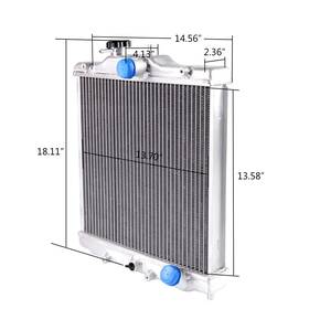 Ult25101728 Pit66 Aluminum Radiator Fit For 92-00 Honda Eg Ek Civic/del Sol Integra Dohc B16a/b18c