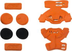 Kp411-009-ym Pod Mx K1 Knee Brace Pad Youth Set Orange Medium Pads Right