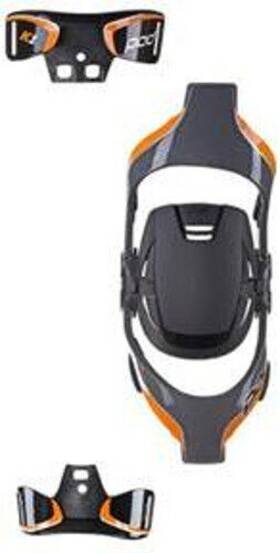 Kp601-230-yl Pod Mx K1 Knee Brace Pad Set Youth Large Grey/orange Right