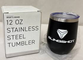 2833482 Polaris Slingshot Travel Tumbler Stainless Steel 12z Blk 1 Oem #2833482 #m1035