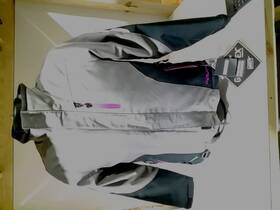 286854002 Polaris Diamond Gtx Jacket Gray/pink Sm - Nos