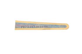 7074443 Polaris New Oem Nosecone Bottom Decal Nos