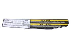 7185974 Polaris New Oem Warning Label Nos