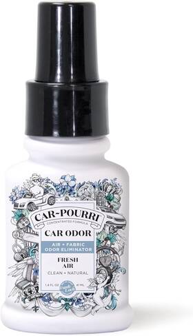 Az10293 Poo-pourri Car-pourri Car Odor Air Fabric Freshener 1 Count Pack Of White