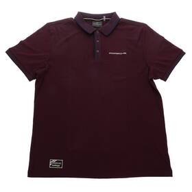 Wap-320-00l-0l-hrt Porsche Genuine Heritage Collection Mens Red/blue Polo Shirt