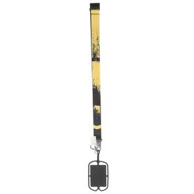 Wap-340-002-0l-cls Porsche Genuine 718 Cayman Gt4 Clubsport Black/yellow Lanyard