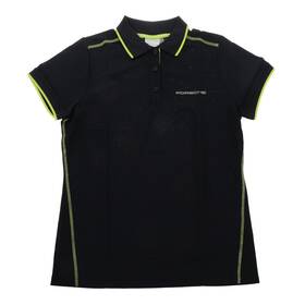 Wap-541-00m-0j Porsche Genuine Sports Collection Womens Dark Blue Polo Shirt