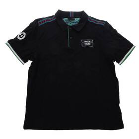Wap-922-0xl-0l-mrh Porsche Genuine Mens Dark Blue Martini Racing Polo Shirt