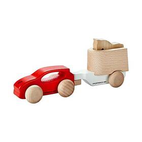 Wap0406210rcay Porsche Kids Cayenne Wooden Car With Horse Trailer