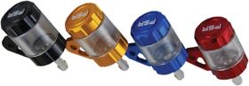 00-01807-24 Powerstands Racing Transparent Clutch Reservoirs Red Single Finish #00-01807-24
