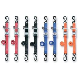 30579-s Powertye 1 1/2 Inch Cam-buckle With Safety Latch Hooks Black #30579-s