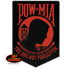 Ppa3092 Hot Leathers New Pow Mia Red Biker Jacket Embroidered Patch