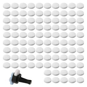 243403-us Pretwad 100 Pcs Car Air Freshener Refill Felt Pads - 17 1 Count Pack Of White