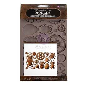 5a00371x-1h82k Prima Marketing 655350951436 Finnabair Decor Moulds 5 Inch X8 X8mm-steampunk Beetles -