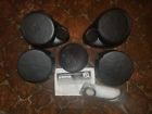 Ql-u5001 Universal Kick Panel Component Speaker Mounts Pair Black