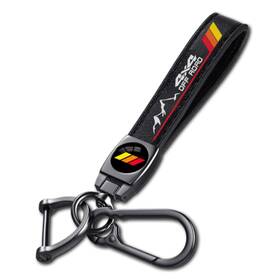 Qzxiaogu 614173251284 Genuine Leather Car Keychain Keyring For Toyota Tacoma Medium A