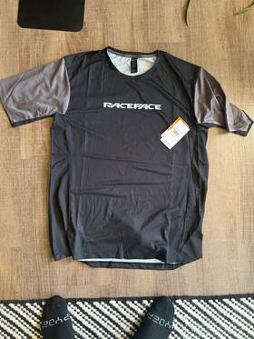 Rfjaindymcha05 Race Face Indy Mens Jersey - Short Sleeve Charcoal X-large