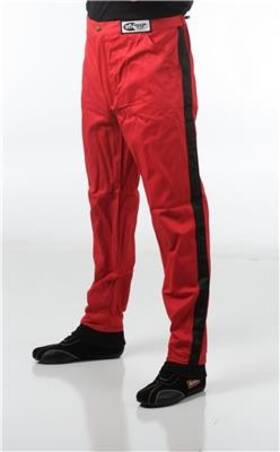112012 Racequip Racing Pants Single Layer Small Sfi 3.2a/1 Red