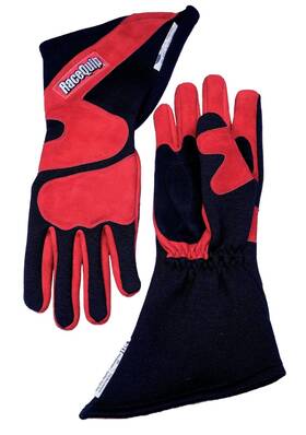 358107rqp Racequip Sfi-5 Red/blk 2xl Long Angle Cut