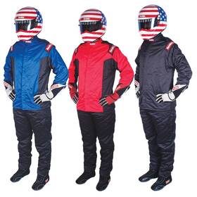 91619229rqp Racequip 9161 Chevron-5 Fire Suit Jacket Blue S