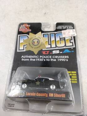 Ft70 Racing Champions 095949947004 1970 Buick Skylark Lorain County Oh Sheriff Police Car New In Orig Pkg