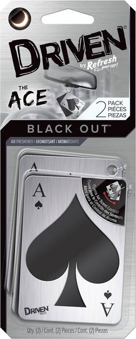 78207 Refresh Your Car The Ace Air Freshener Odor Eliminator 2 Per Black