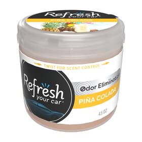 E300879500 Refresh Your Car Air Freshener Pina Colada Rf 4.5 Ounce Pack Of 1 Yellow