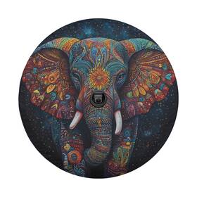 Mchz2355 Roadguard Covers Spiritual Elephant Spare Tire Cover With Backup Camera Hole Option