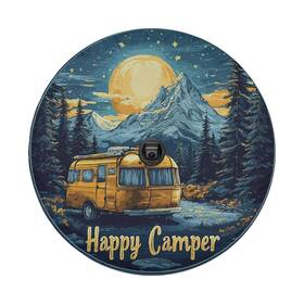 Mchz2425 Roadguard Covers Happy Camper Tire Cover With Backup Camera Hole Option