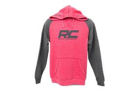 84083lg Rough Country Hoodie Heater Red/gray Lg -