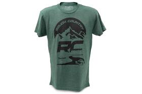 84094lg Rough Country T-shirt Rc Mountains Forest Green Lg -
