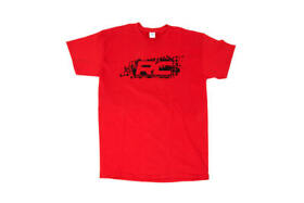 84034 Rough Country T-shirt Tread Red Size Md