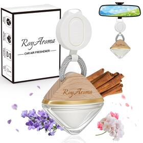 8430939 Royaroma Premium Hanging Car Air 0.24 Fl Oz Pack Of 1 White Gold