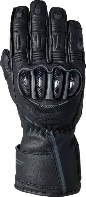 103424blk-06 Rst Ladies S-1 Ce Waterproof Leather Glove With Carbon Knuckle