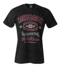 Gb361xl Rwm T-shirt Short Sleeve Cotton Gray Chevrolet Logo Mens X-lg Each