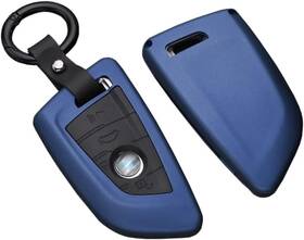 Bmdf-06 Sanrily 1pcs Key Fob Cover Case For Bmw X1 X3 X5 X6 5 Series 4-button Blue