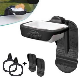 Saucemoto 860009156890 Dip Clip Front And Back Seat Pack - Car Sauce Holder For Vents Wi