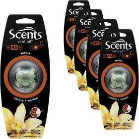 Vntfr-33 Scents Automotive Vent Fresh Air Freshener Vanilla 7ml Yellow 0.23