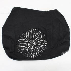 14-1252 Schampa Black Silver Sun Doo-z Bandana Headwrap Motorcycle