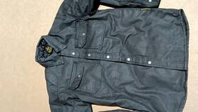 13503-3 Scorpion Covert Wax Riding Shirt Black Small