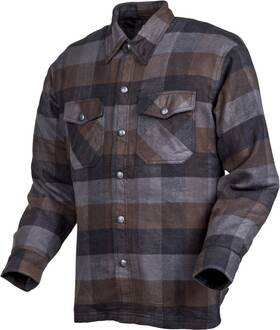13603-8 Scorpion Covert Moto Flannel Black/brown/grey 3x