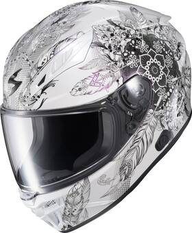 Exo-r430 Scorpion 43-4126 Manitou Helmet Xl White