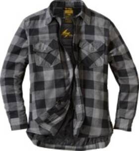 52201-5 Scorpion Exo Covert Womens Flannel Lg Black/gray
