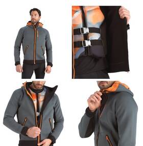 2867870612 Seadoo Mens Neoprene Hooded Riding Jacket Medium 286787