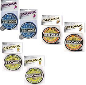 S636 Sex Wax S620/s635/s636 2each Mr. Zoggs Air Freshener 3 Inch Logo 6-pack 6 Count Pack Of 1 Coconut