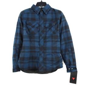 Shima 904012604773 Renegade 2.0 Motorcycle Long Sleeve Shirt In Blue Plaid Womens Size M