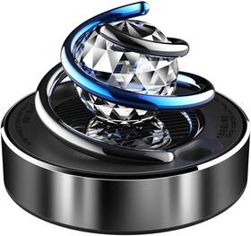 Xmv3686045574147wu Shkalacar Car Air Fresheners Solar Powered Rotating Aromatherapy Black