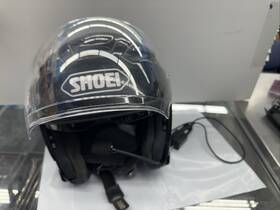 0132-0105-05 Shoei J-cruise Ii Black Helmet With Sena 90 Installed Size Large
