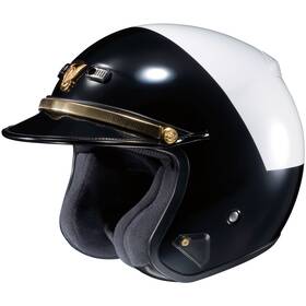 04-120 Shoei Rj Platinum-r Le Hi-rise Helmet - Black/white S