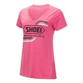 0411-1208-04 Shoei Womens Vintage V-neck T-shirt - Pink Small